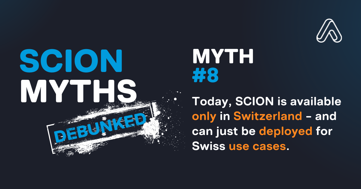 SCION myths debunked – Myth #8